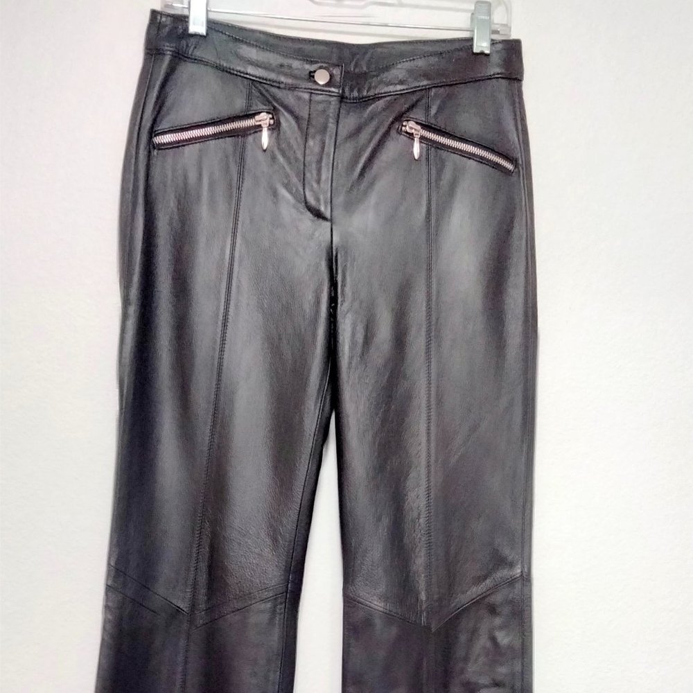 Leather Pants, Wilson's, Women's, Size 6, Straight Leg